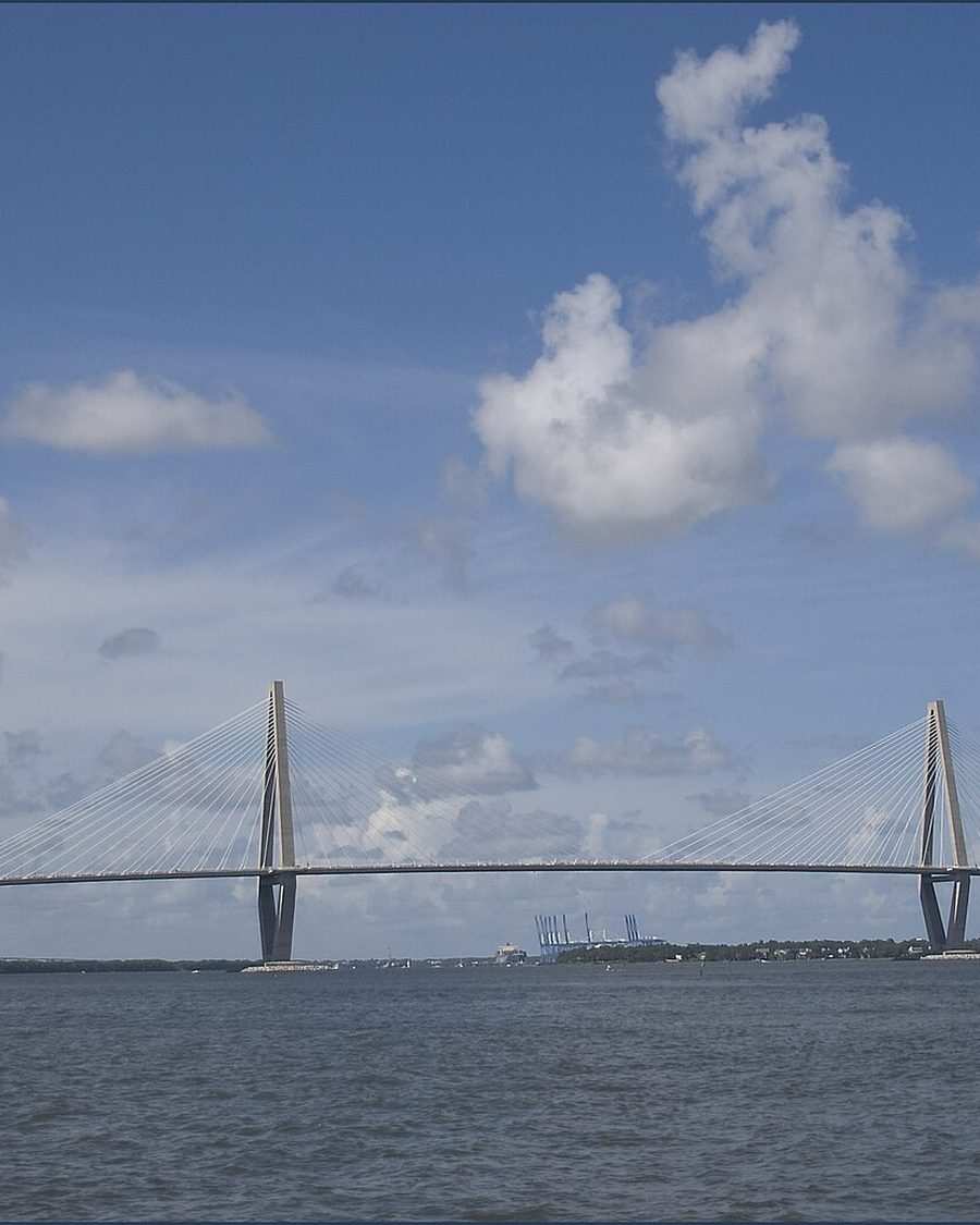 The Arthur Ravenel Jr. Bridge over the Cooper River in Charleston, South Carolina